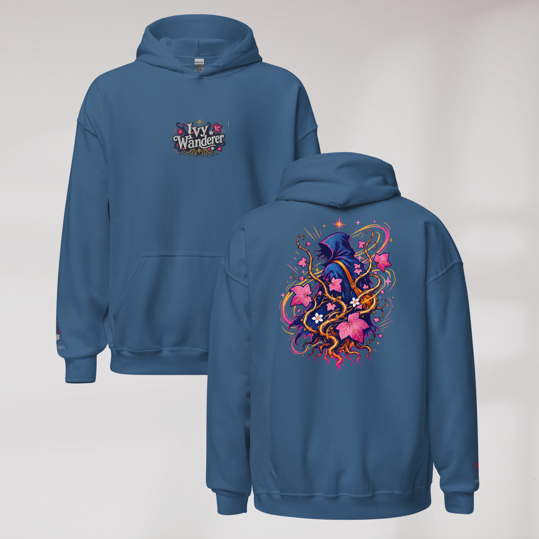 Ivy Wanderer Hoodie Vibrant (F) – Farbe Indigoblau – Ansicht 1