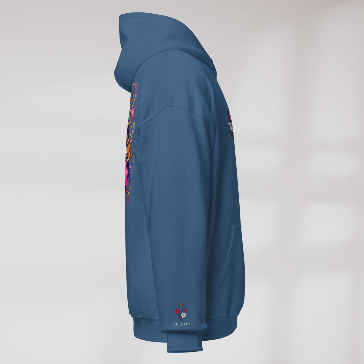 Ivy Wanderer Hoodie Vibrant (F) – Farbe Indigoblau – Ansicht 2