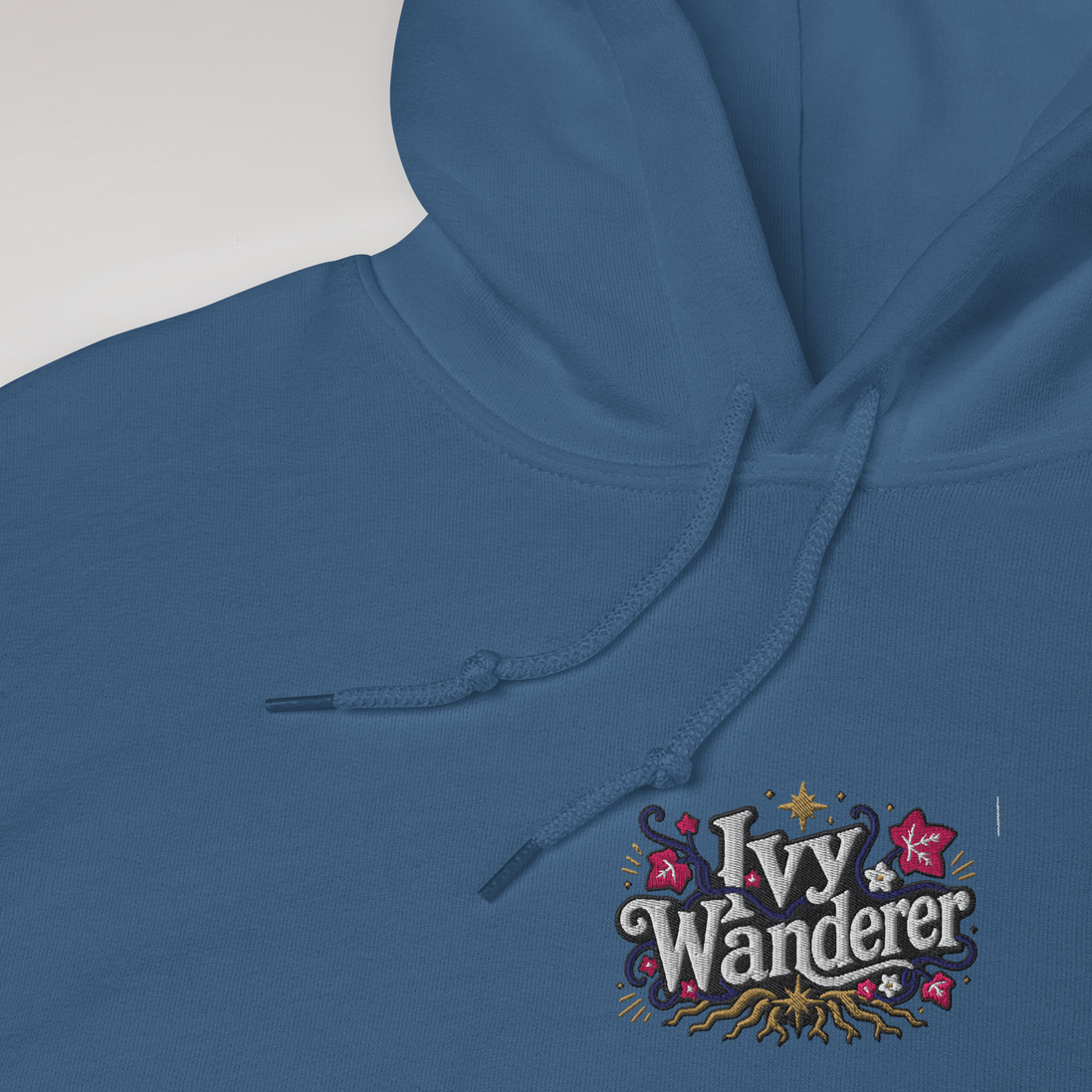 Ivy Wanderer Hoodie Vibrant (F) – Farbe Indigoblau – Ansicht 3