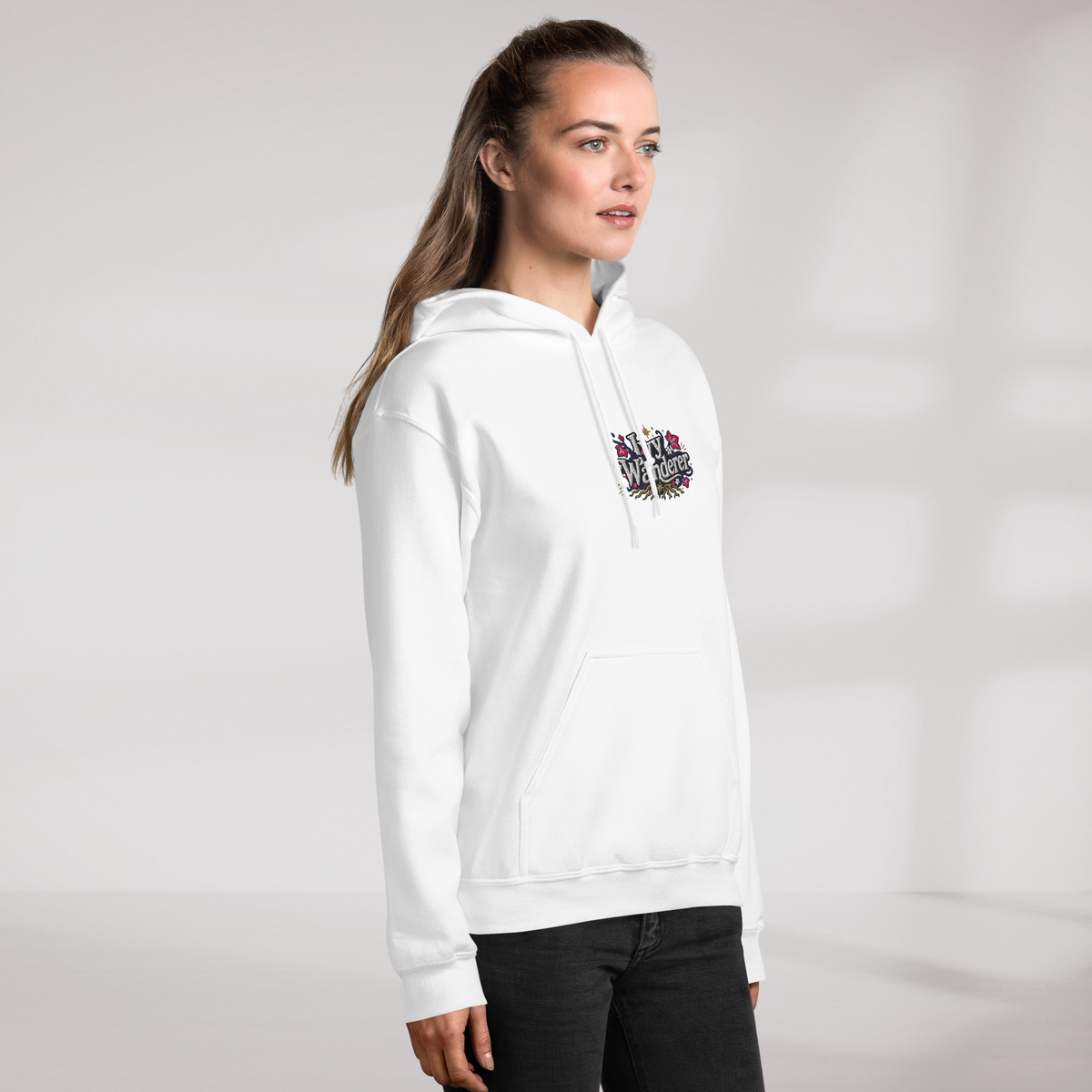 Ivy Wanderer Hoodie Vibrant (F) – Farbe Weiß – Ansicht 6