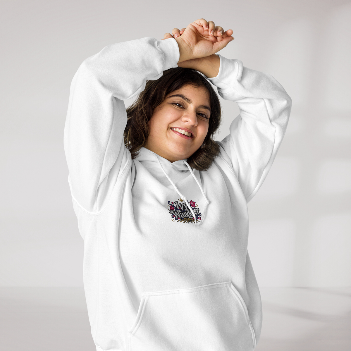 Ivy Wanderer Hoodie Vibrant (F) – Farbe Weiß – Ansicht 7