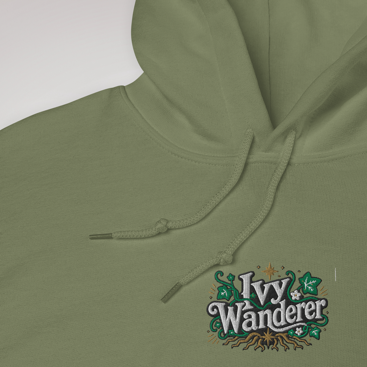 Ivy Wanderer Hoodie Grün ver. – Farbe Militärgrün – Ansicht 3