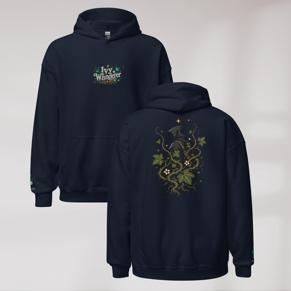 Ivy Wanderer Hoodie Grün ver. – Farbe Navy – Ansicht 1