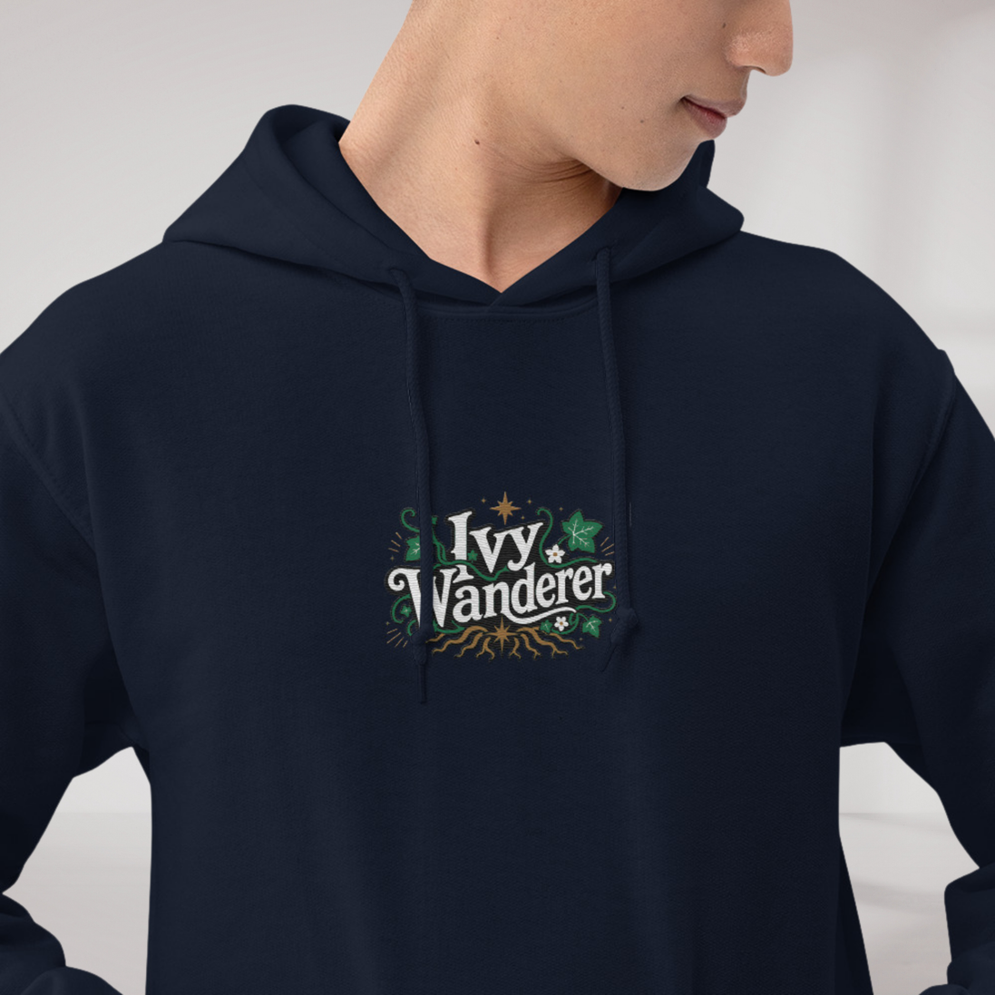 Ivy Wanderer Hoodie Grün ver. – Farbe Navy – Ansicht 4