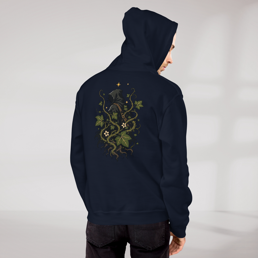 Ivy Wanderer Hoodie Grün ver. – Farbe Navy – Ansicht 9