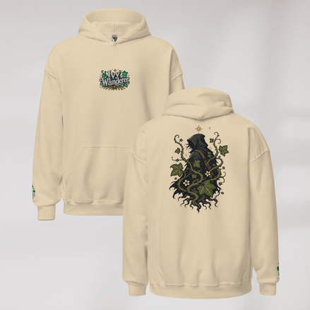 Ivy Wanderer Hoodie Grün ver. – Farbe Sand – Ansicht 1