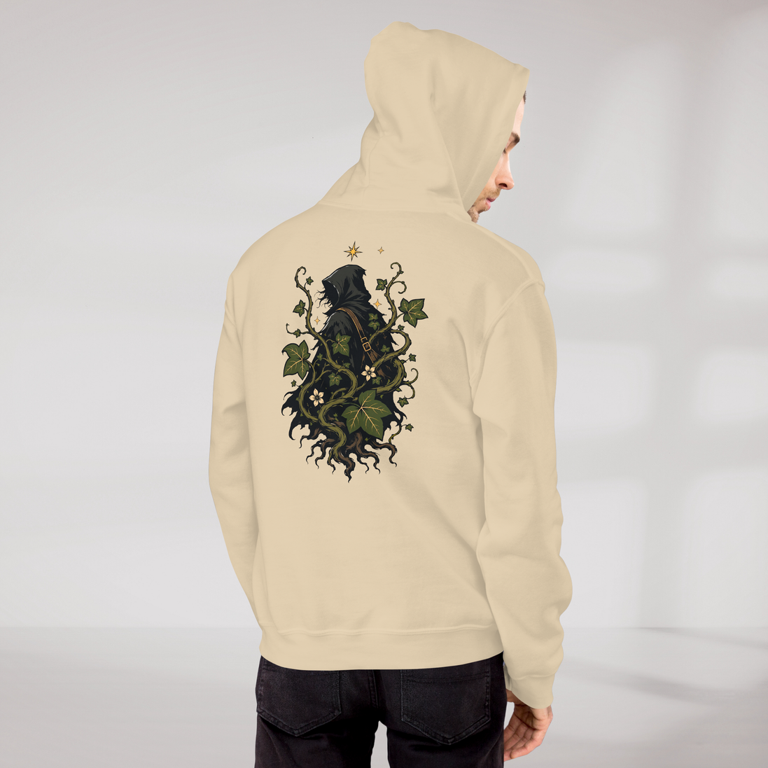 Ivy Wanderer Hoodie Grün ver. – Farbe Sand – Ansicht 9