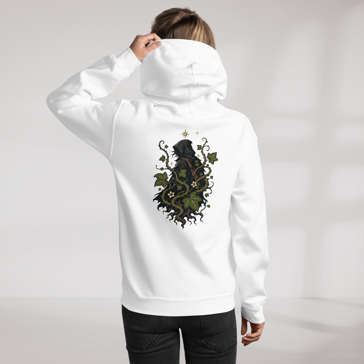 Ivy Wanderer Hoodie Grün ver. – Farbe Weiß – Ansicht 11