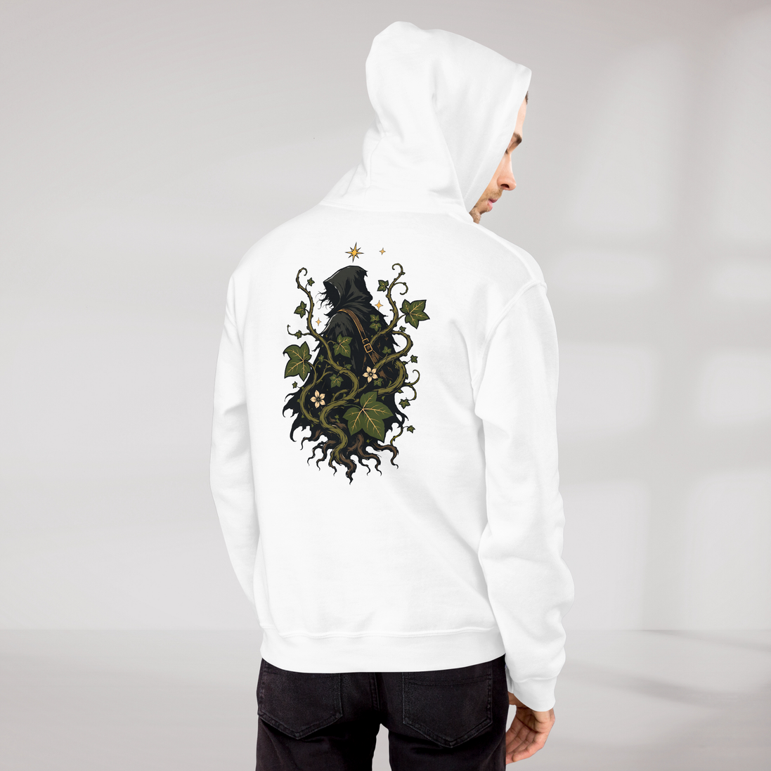 Ivy Wanderer Hoodie Grün ver. – Farbe Weiß – Ansicht 9
