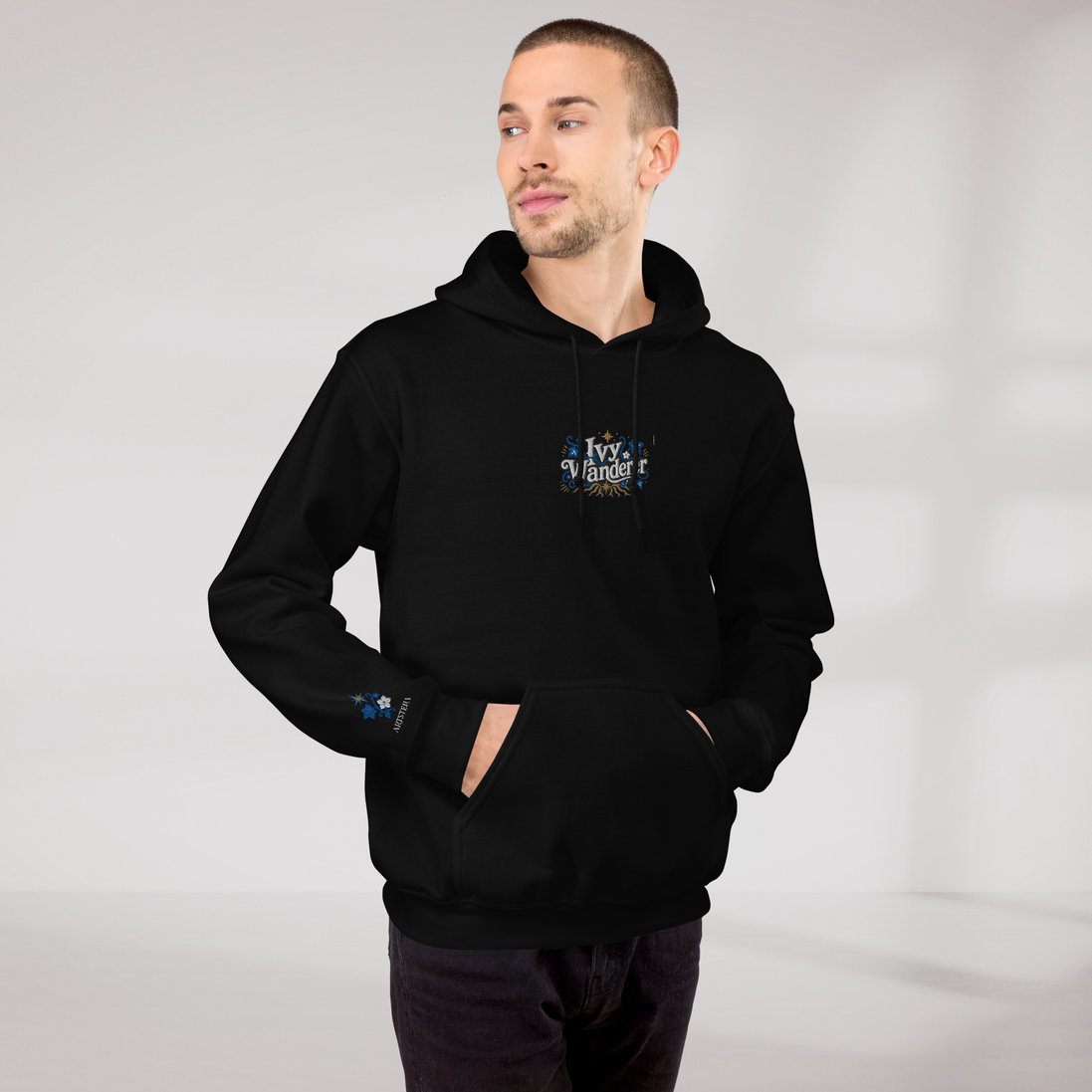 Ivy Wanderer Hoodie Vibrant (M) – Farbe Schwarz – Ansicht 7