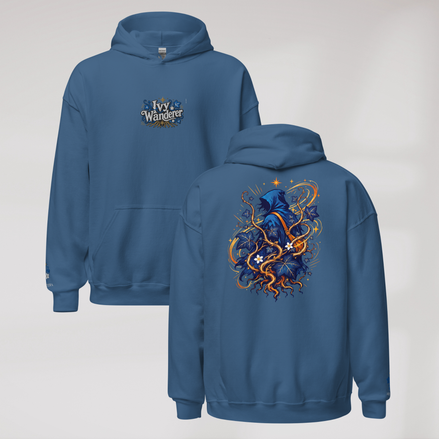 Ivy Wanderer Hoodie Vibrant (M) – Farbe Indigoblau – Ansicht 1