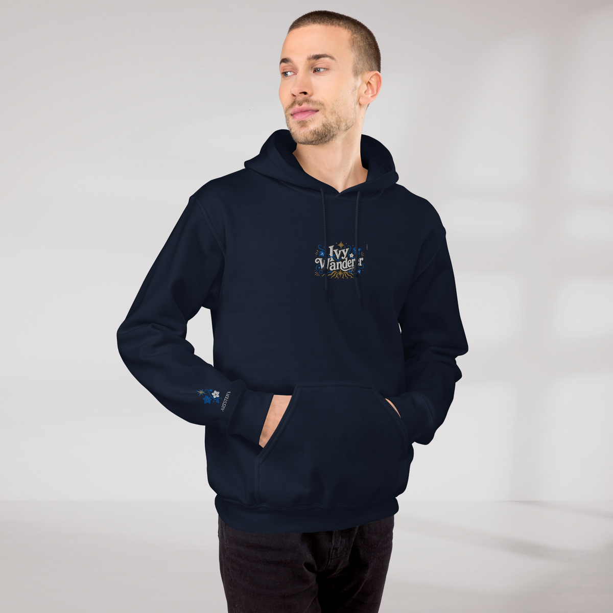 Ivy Wanderer Hoodie Vibrant (M) – Farbe Navy – Ansicht 7