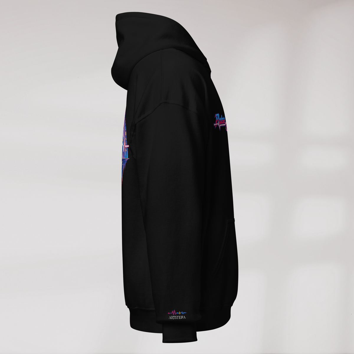 Pulse Wanderer Hoodie Soft Pink ver. – Farbe Schwarz – Ansicht 2