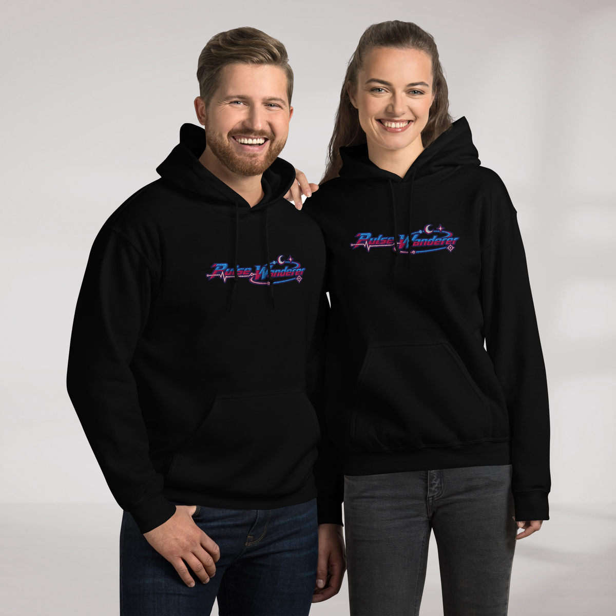 Pulse Wanderer Hoodie Soft Pink ver. – Farbe Schwarz – Ansicht 7