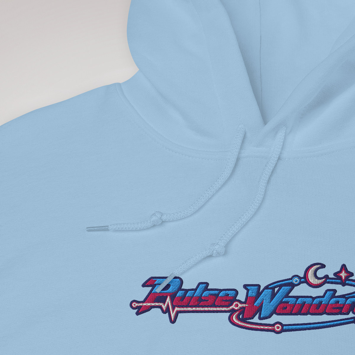 Pulse Wanderer Hoodie Soft Pink ver. – Farbe Hellblau – Ansicht 3