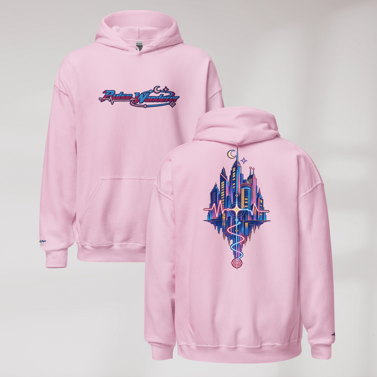 Pulse Wanderer Hoodie Soft Pink ver. – Farbe Pink – Ansicht 1