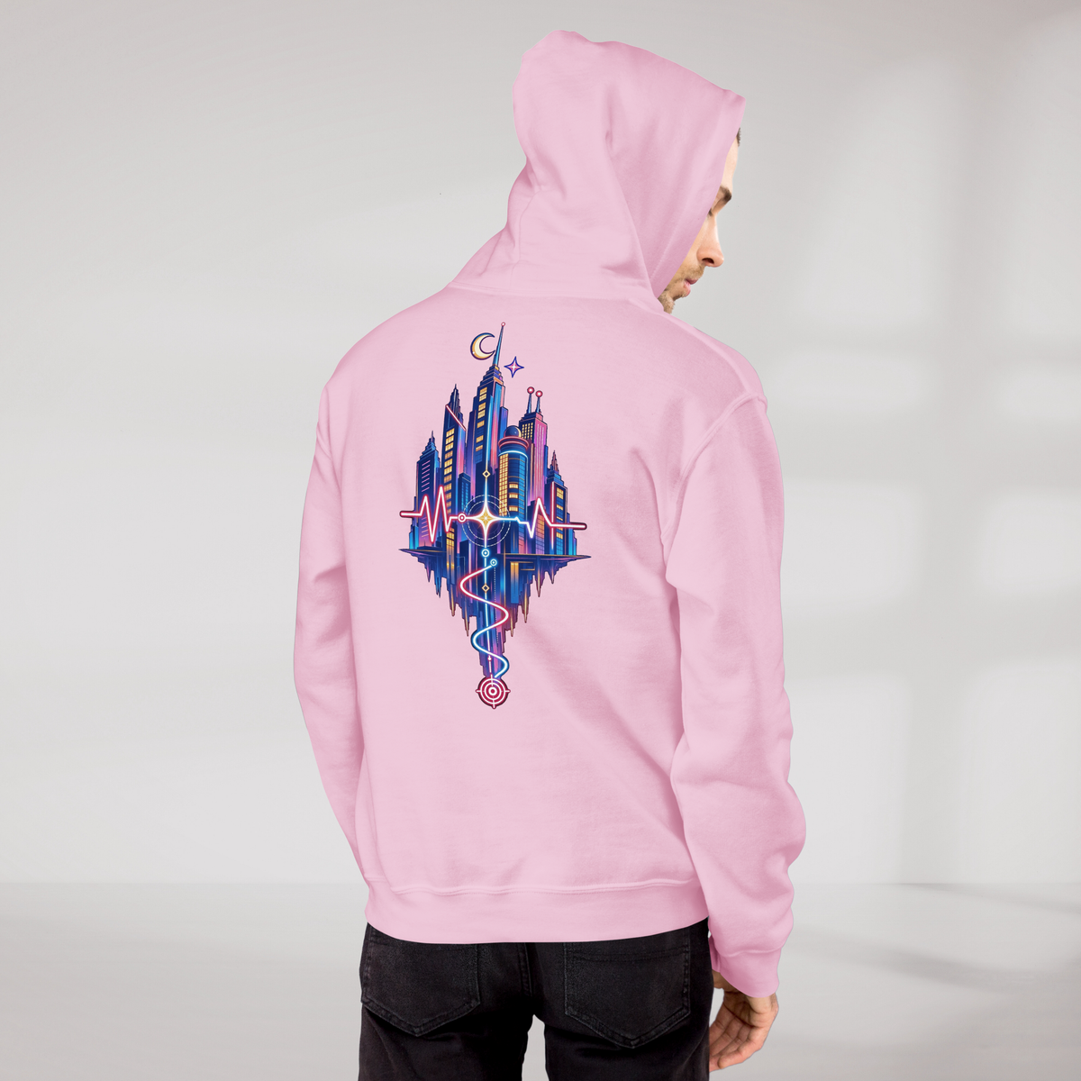 Pulse Wanderer Hoodie Soft Pink ver. – Farbe Pink – Ansicht 11
