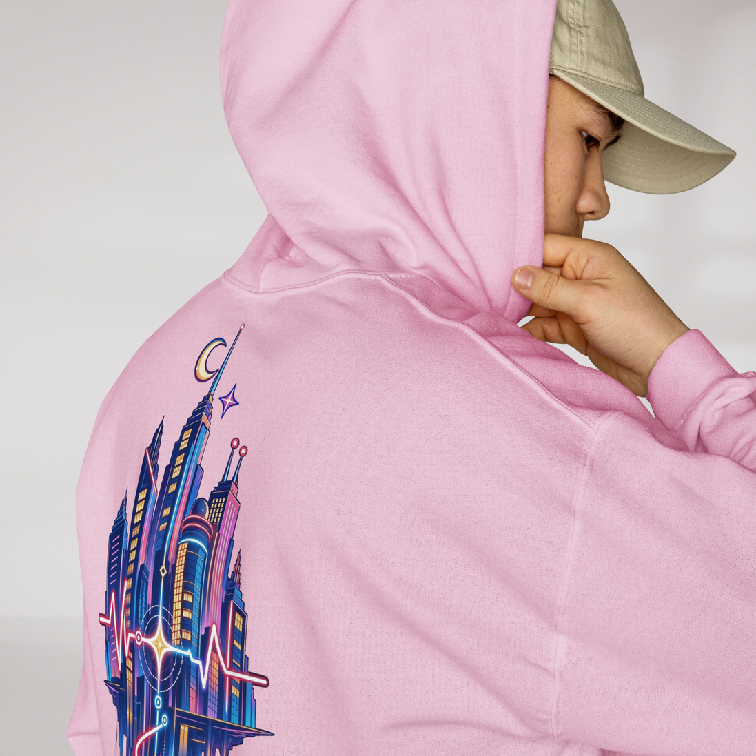 Pulse Wanderer Hoodie Soft Pink ver. – Farbe Pink – Ansicht 5