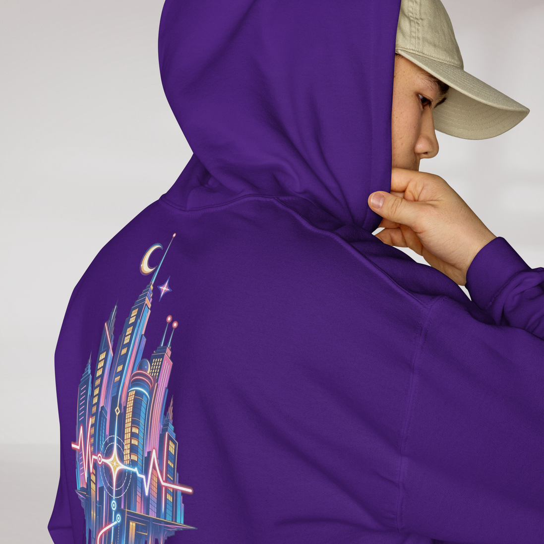 Pulse Wanderer Hoodie Soft Pink ver. – Farbe Lila – Ansicht 5