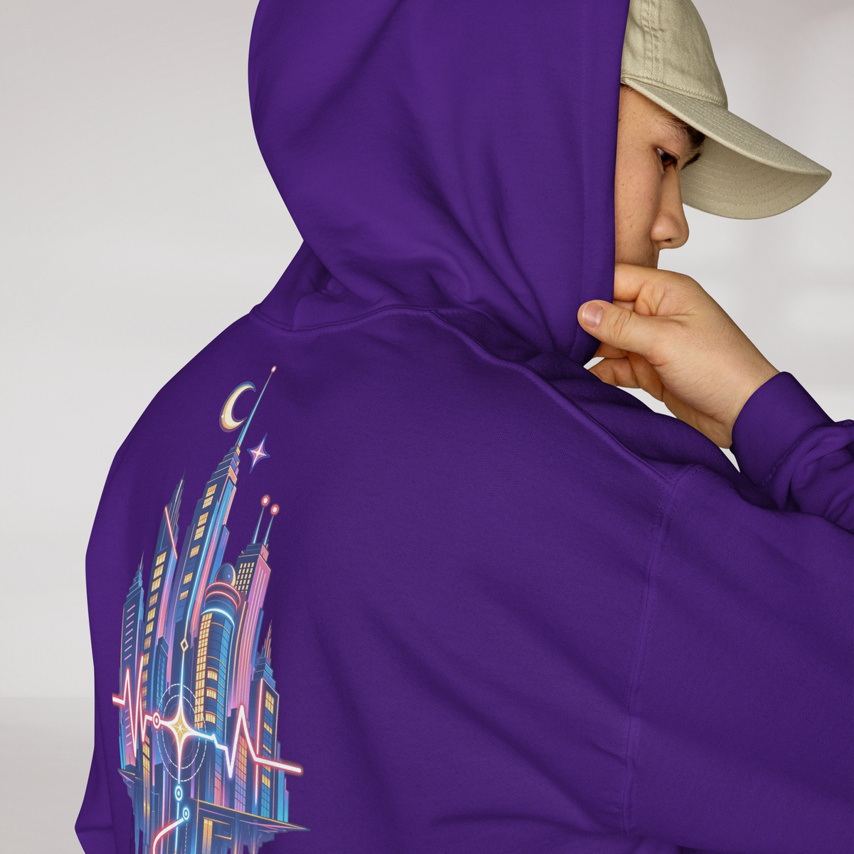 Pulse Wanderer Hoodie Soft Pink ver. – Farbe Lila – Ansicht 5