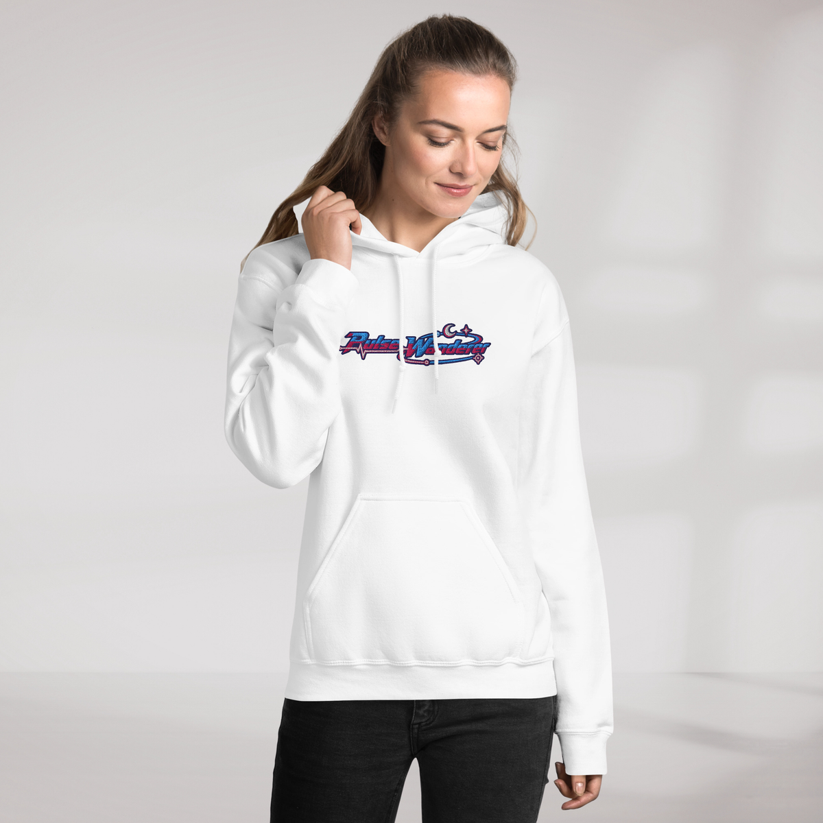 Pulse Wanderer Hoodie Soft Pink ver. – Farbe Weiß – Ansicht 10