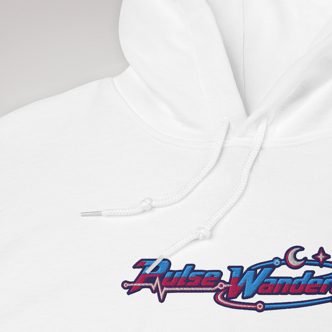 Pulse Wanderer Hoodie Soft Pink ver. – Farbe Weiß – Ansicht 3