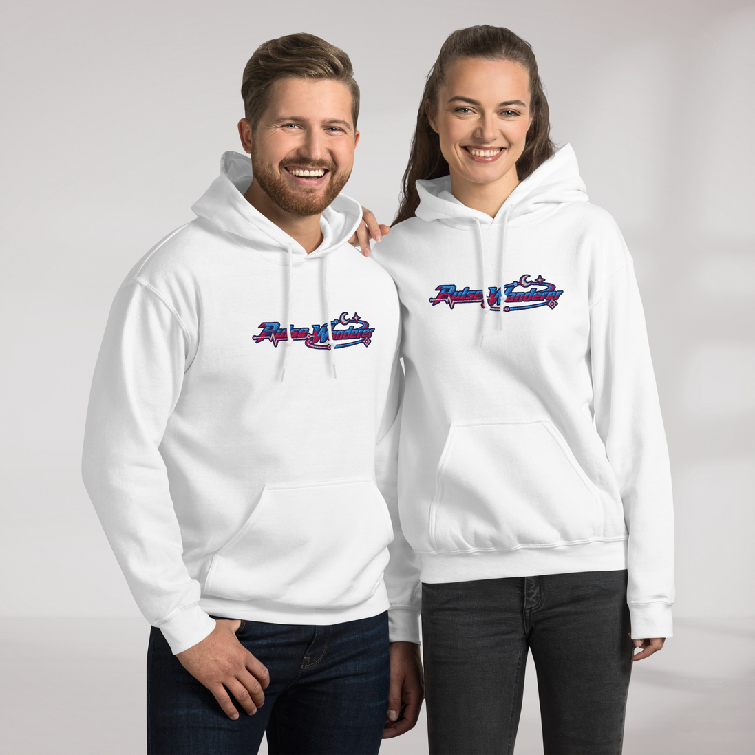 Pulse Wanderer Hoodie Soft Pink ver. – Farbe Weiß – Ansicht 7