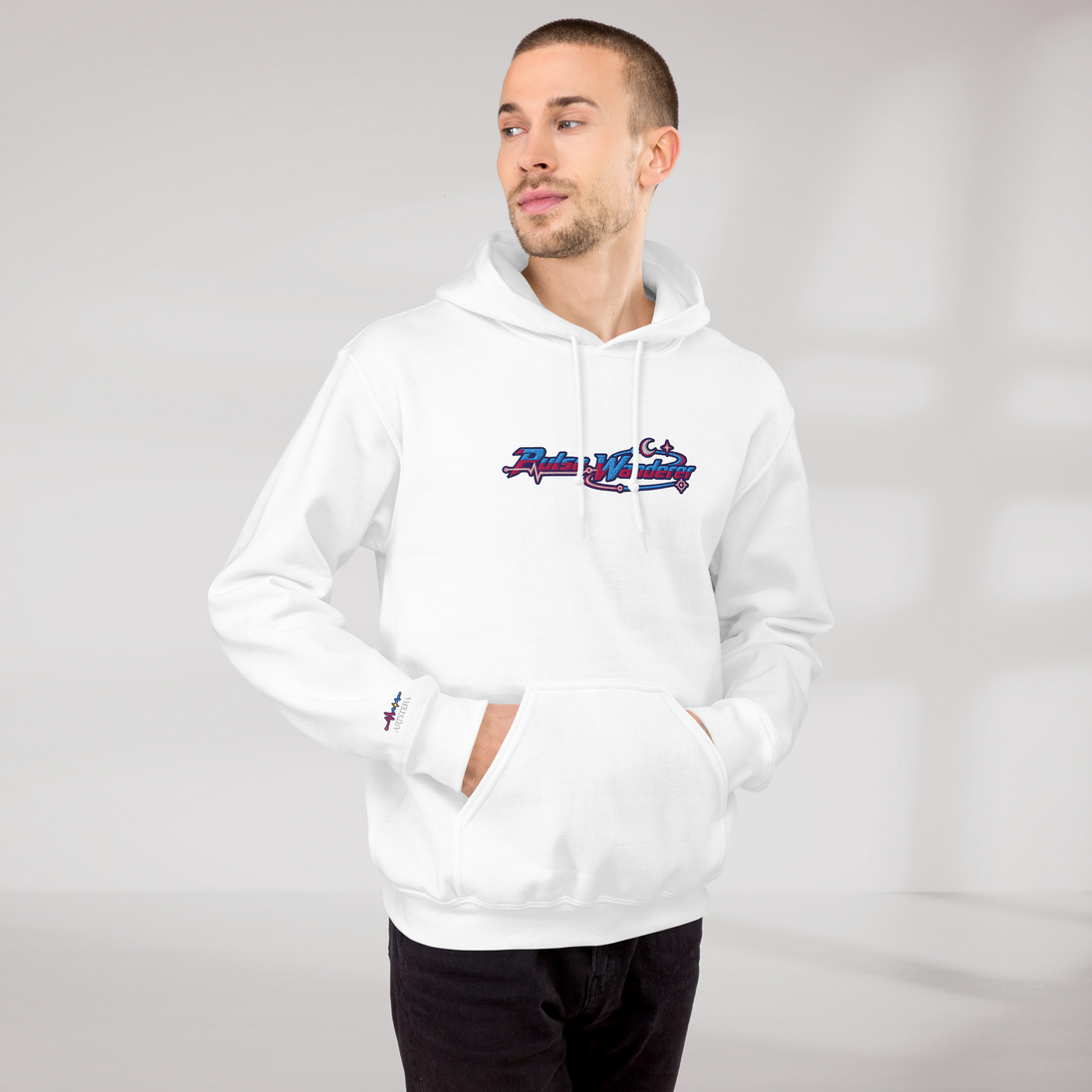 Pulse Wanderer Hoodie Soft Pink ver. – Farbe Weiß – Ansicht 8