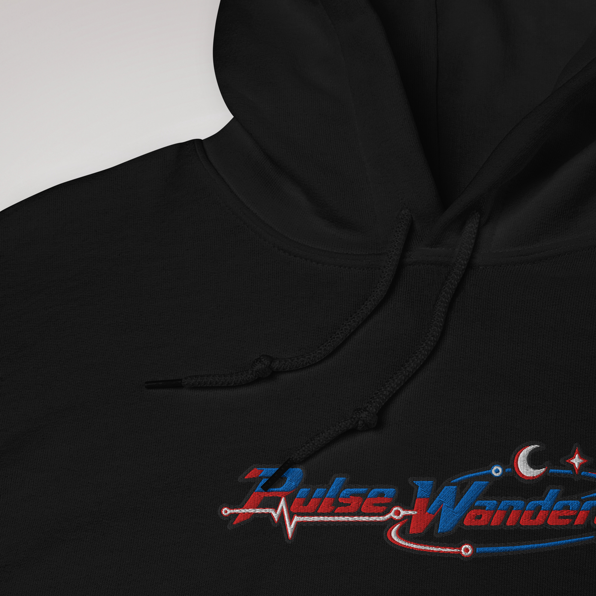 Pulse Wanderer Hoodie Rot ver. – Farbe Schwarz – Ansicht 3