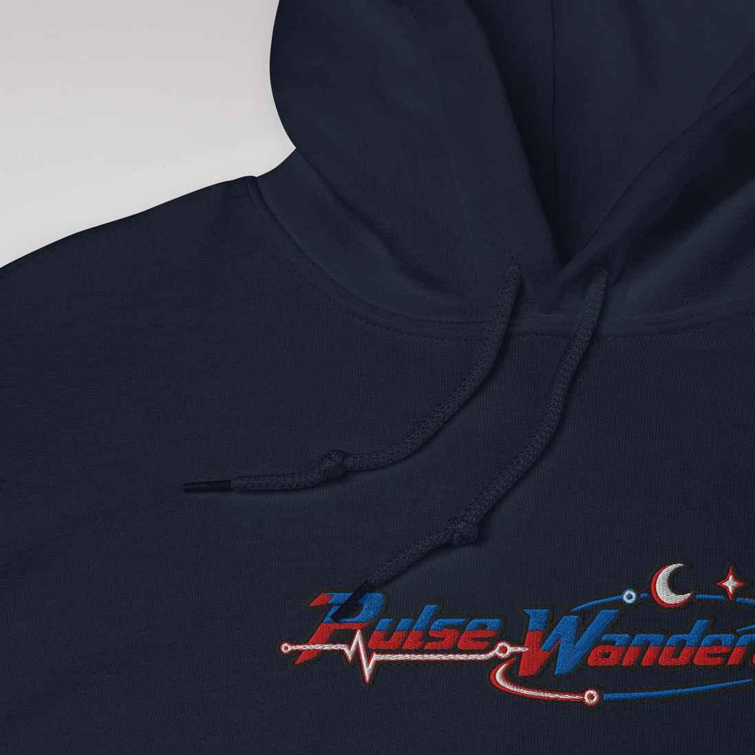 Pulse Wanderer Hoodie Rot ver. – Farbe Navy – Ansicht 3