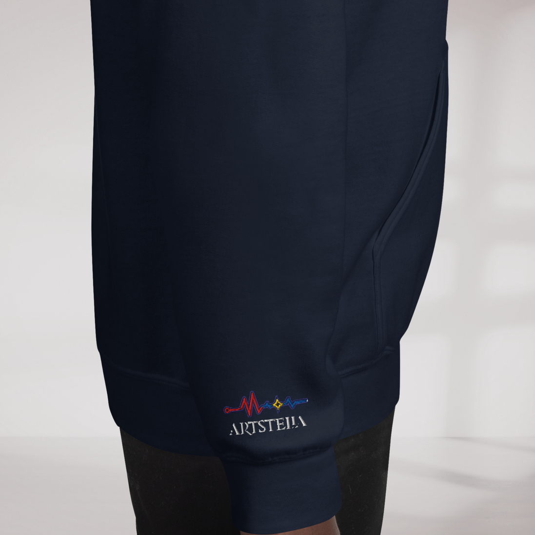 Pulse Wanderer Hoodie Rot ver. – Farbe Navy – Ansicht 6