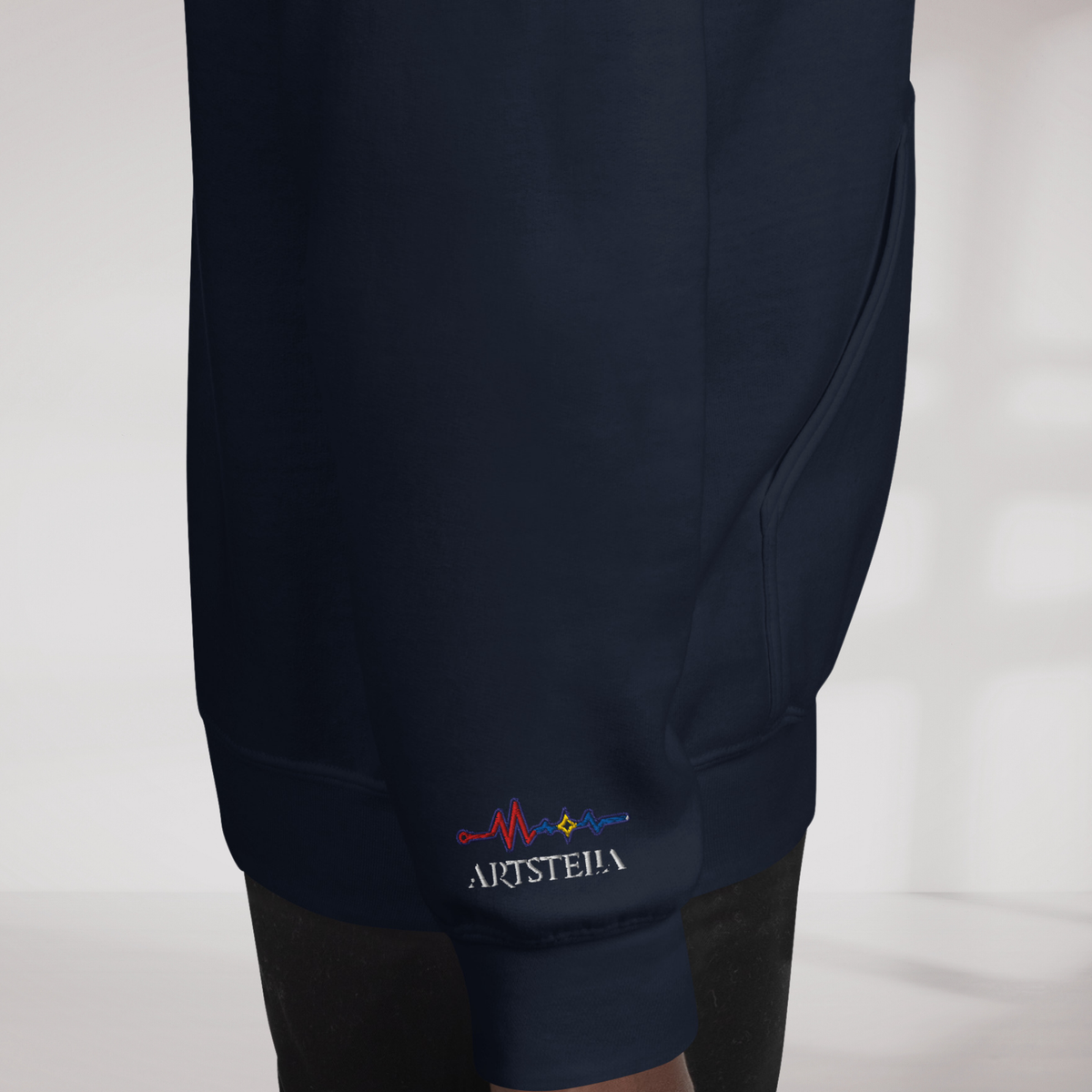Pulse Wanderer Hoodie Rot ver. – Farbe Navy – Ansicht 6