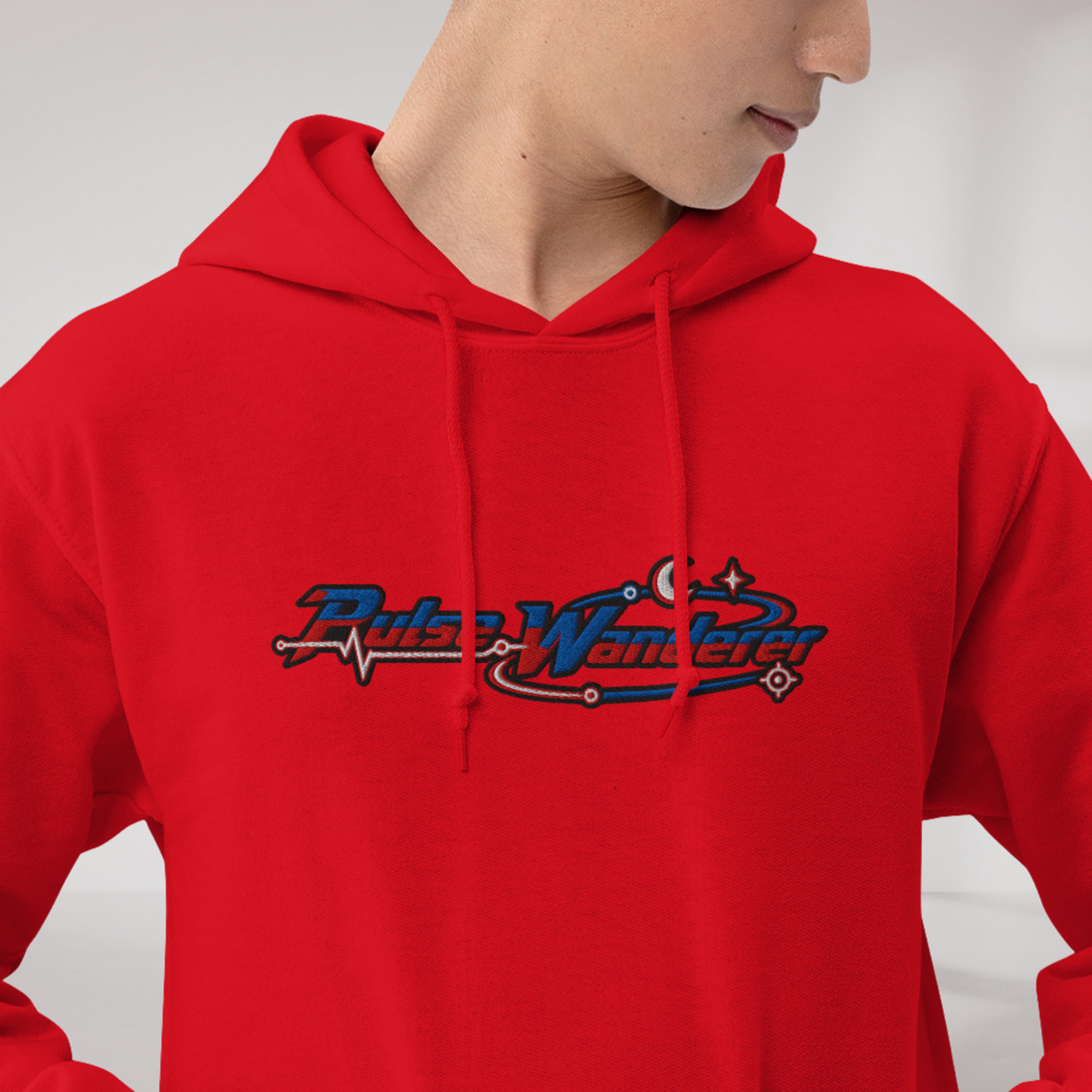 Pulse Wanderer Hoodie Rot ver. – Farbe Rot – Ansicht 4