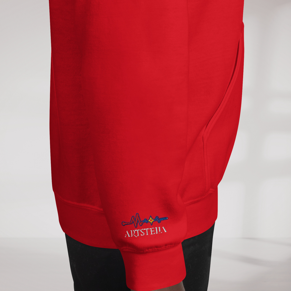 Pulse Wanderer Hoodie Rot ver. – Farbe Rot – Ansicht 6