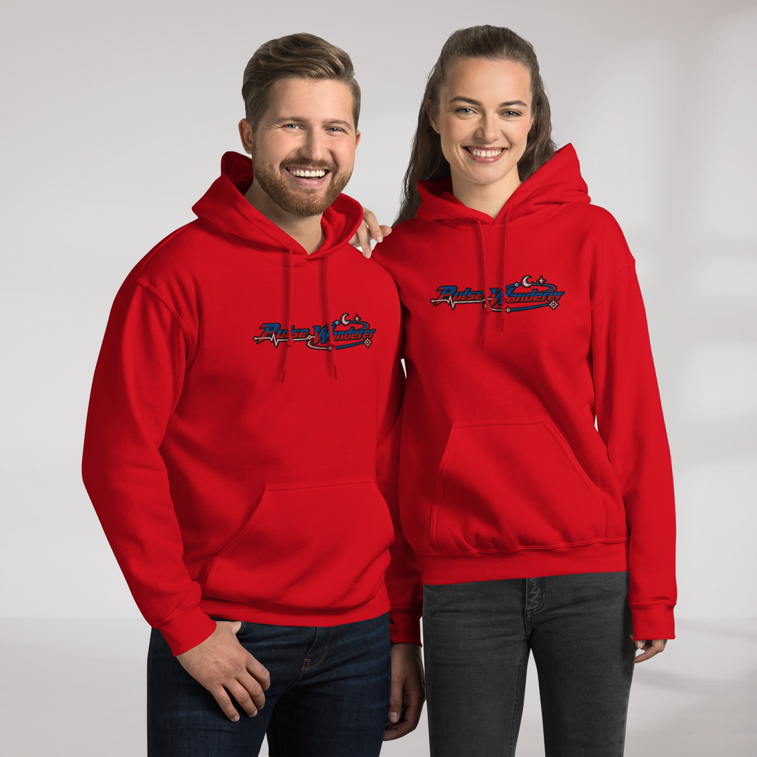 Pulse Wanderer Hoodie Rot ver. – Farbe Rot – Ansicht 7