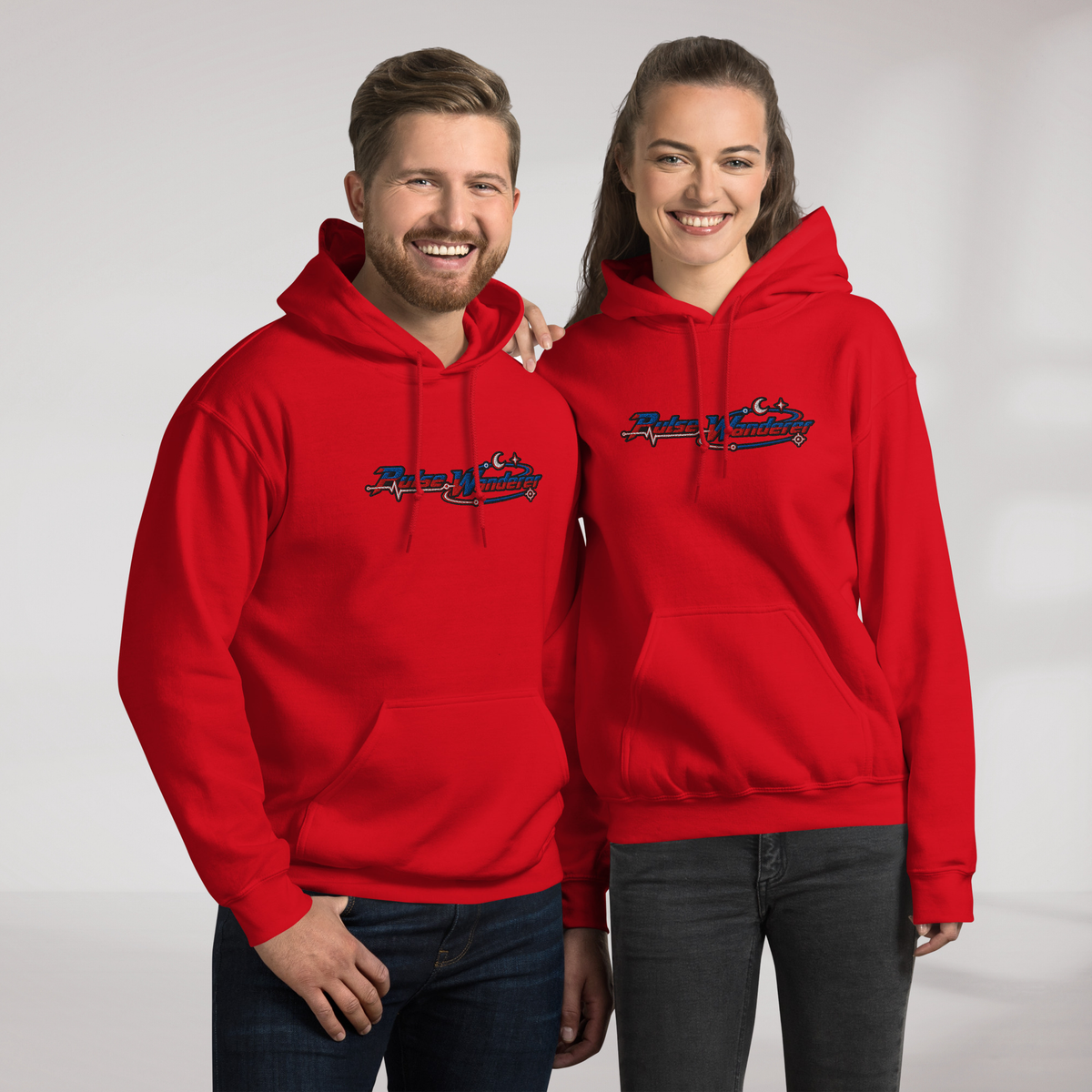 Pulse Wanderer Hoodie Rot ver. – Farbe Rot – Ansicht 7