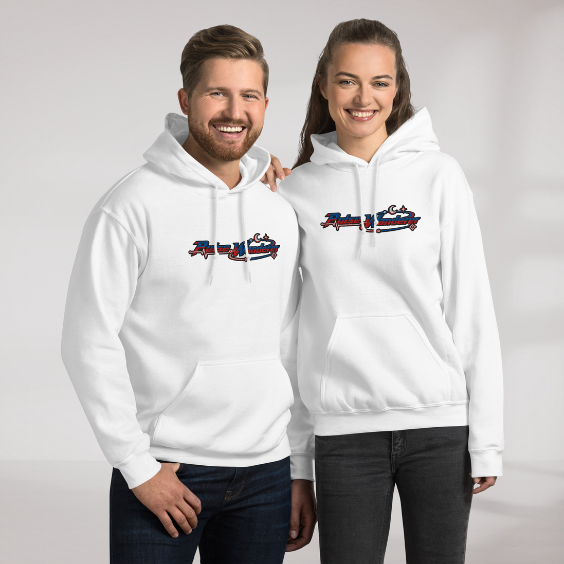 Pulse Wanderer Hoodie Rot ver. – Farbe Weiß – Ansicht 7
