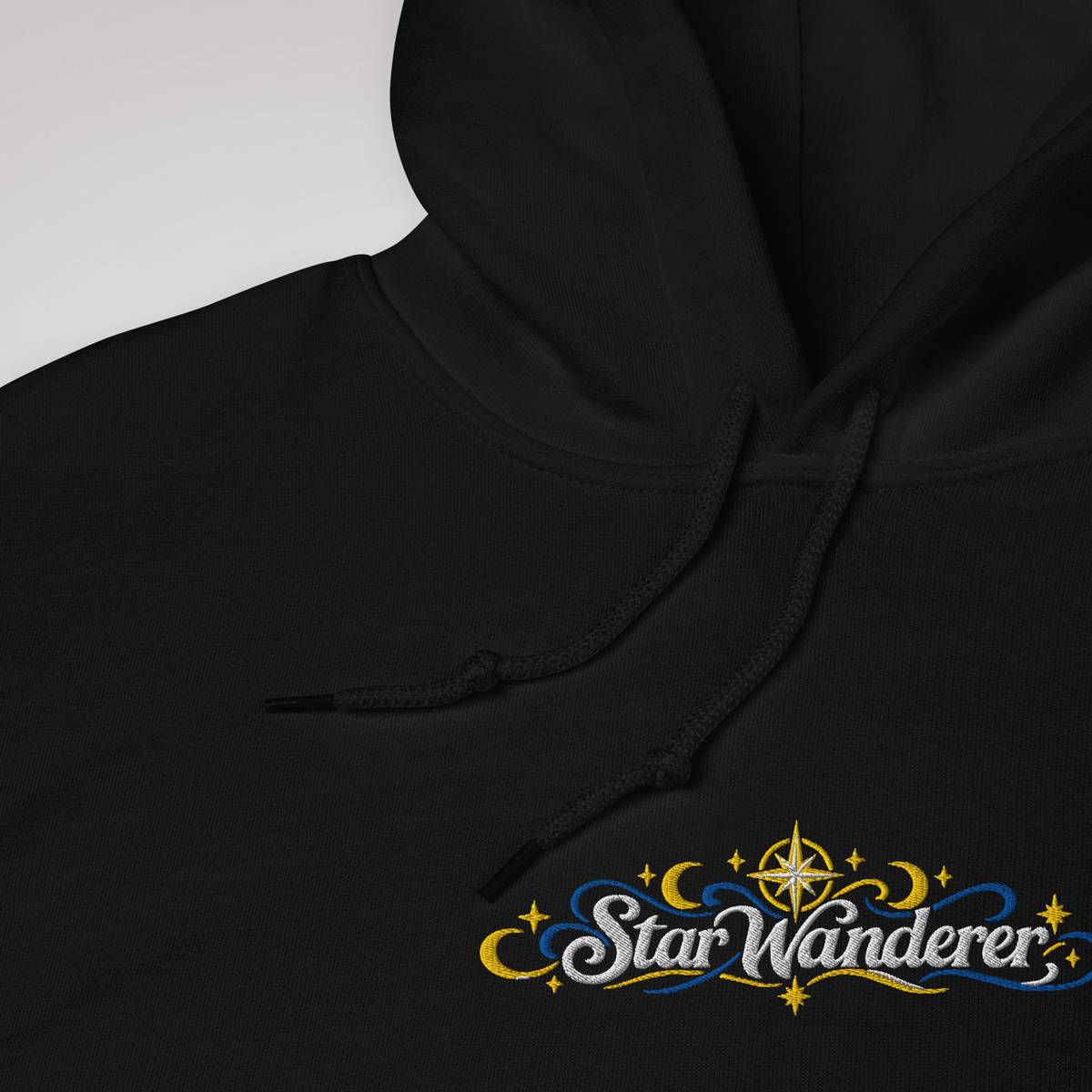Star Wanderer Hoodie Blau ver. – Farbe Schwarz – Ansicht 3