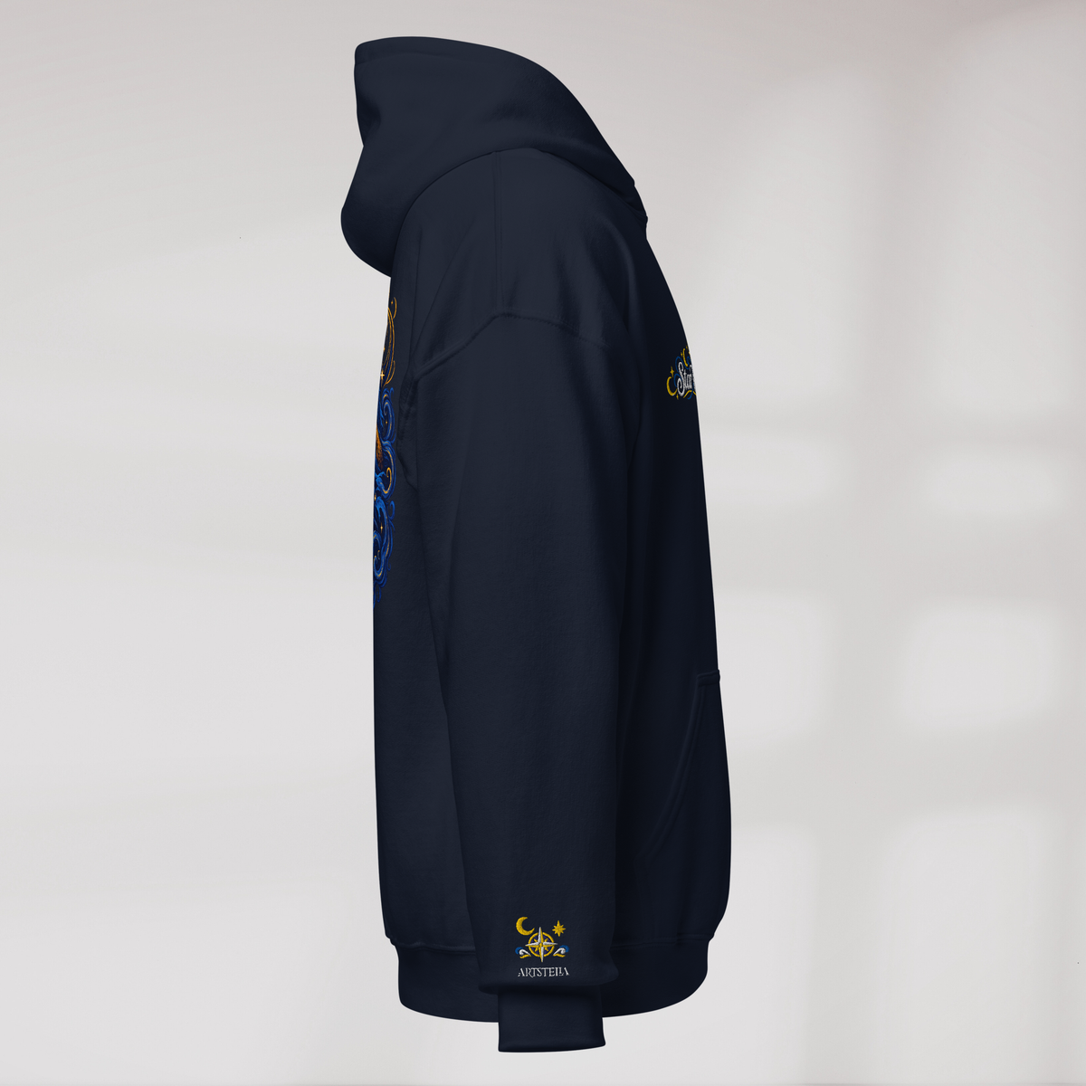 Star Wanderer Hoodie Blau ver. – Farbe Navy – Ansicht 2