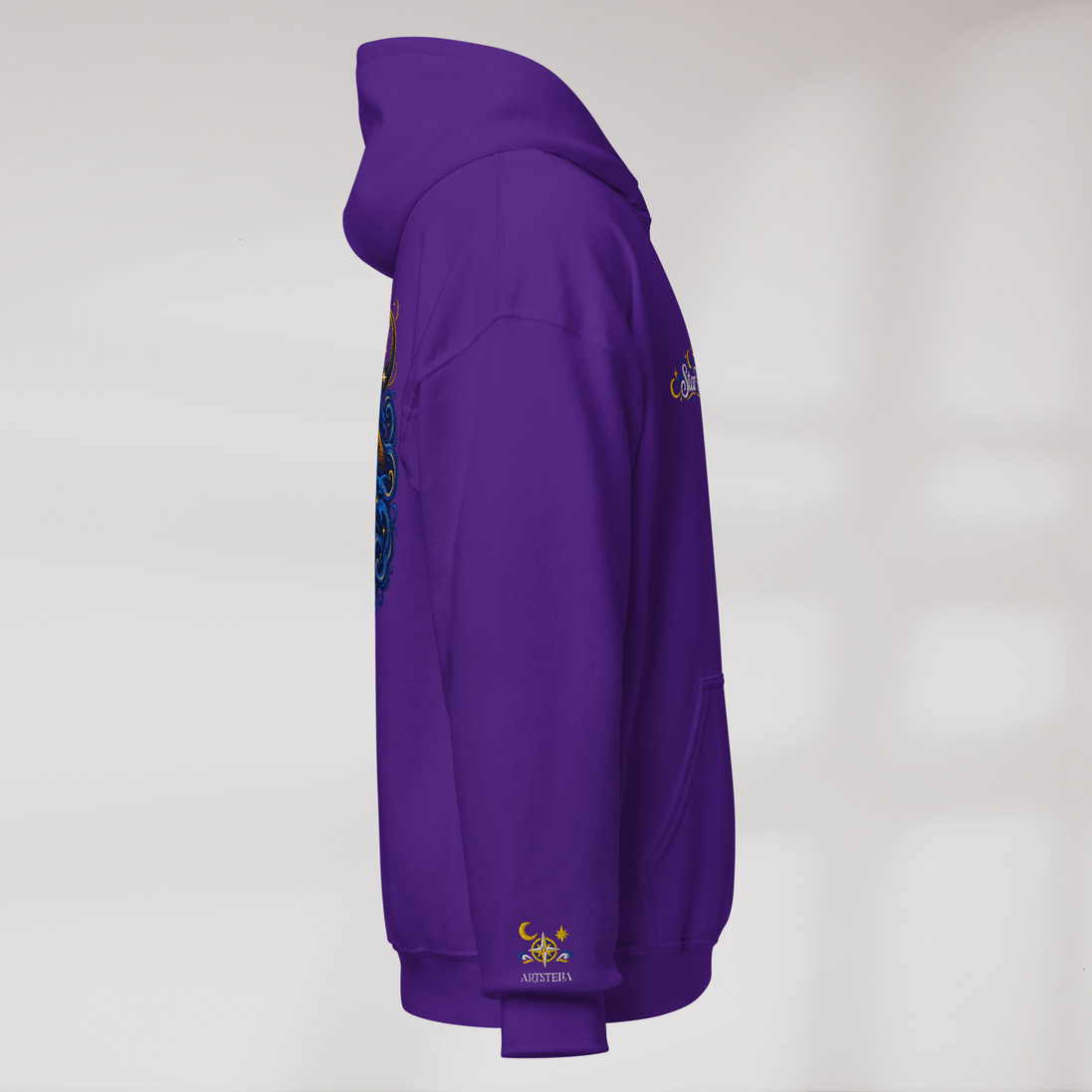 Star Wanderer Hoodie Blau ver. – Farbe Lila – Ansicht 2