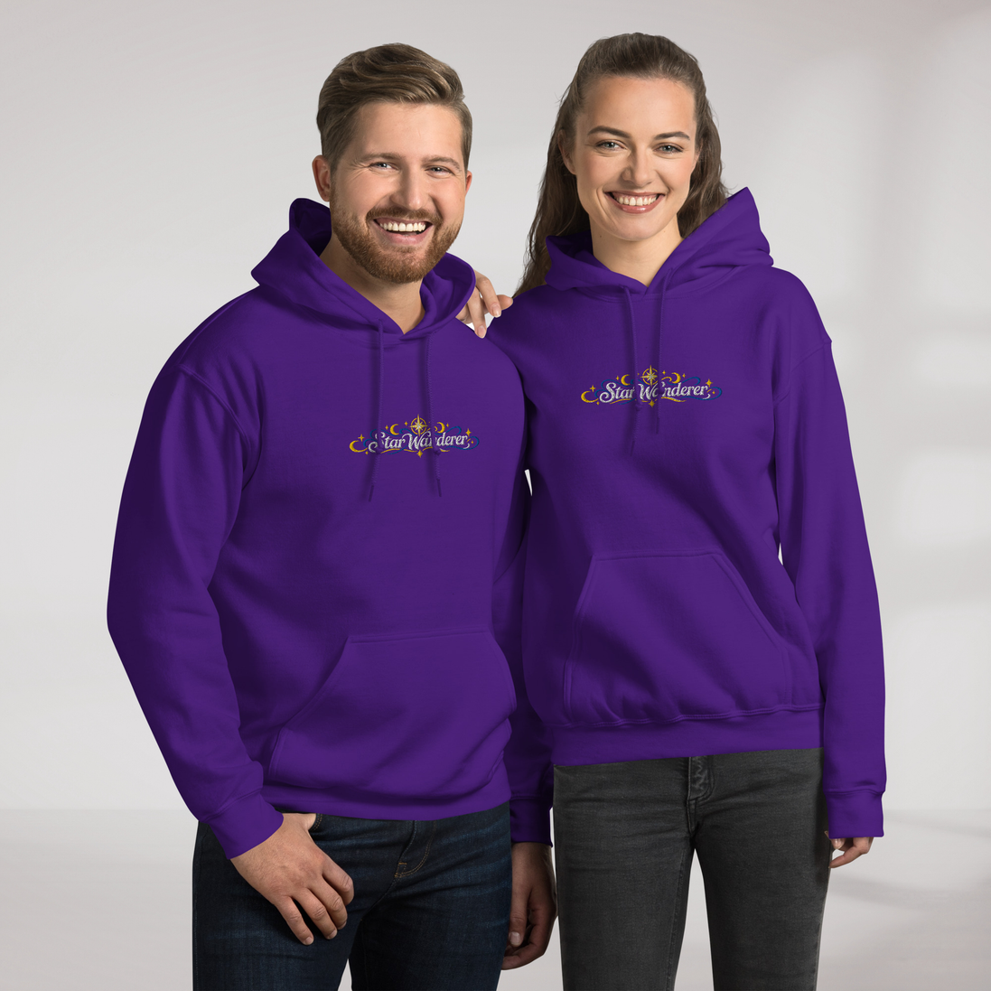 Star Wanderer Hoodie Blau ver. – Farbe Lila – Ansicht 5