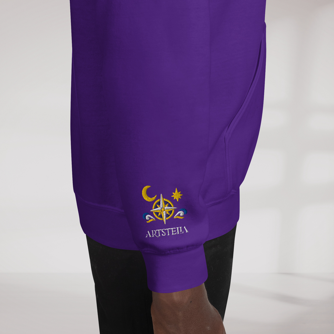Star Wanderer Hoodie Blau ver. – Farbe Lila – Ansicht 6