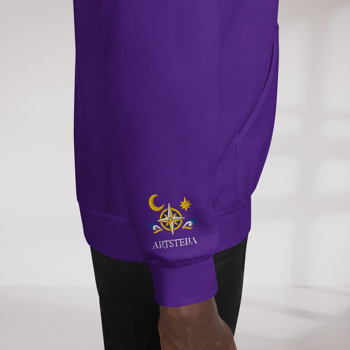 Star Wanderer Hoodie Blau ver. – Farbe Lila – Ansicht 6