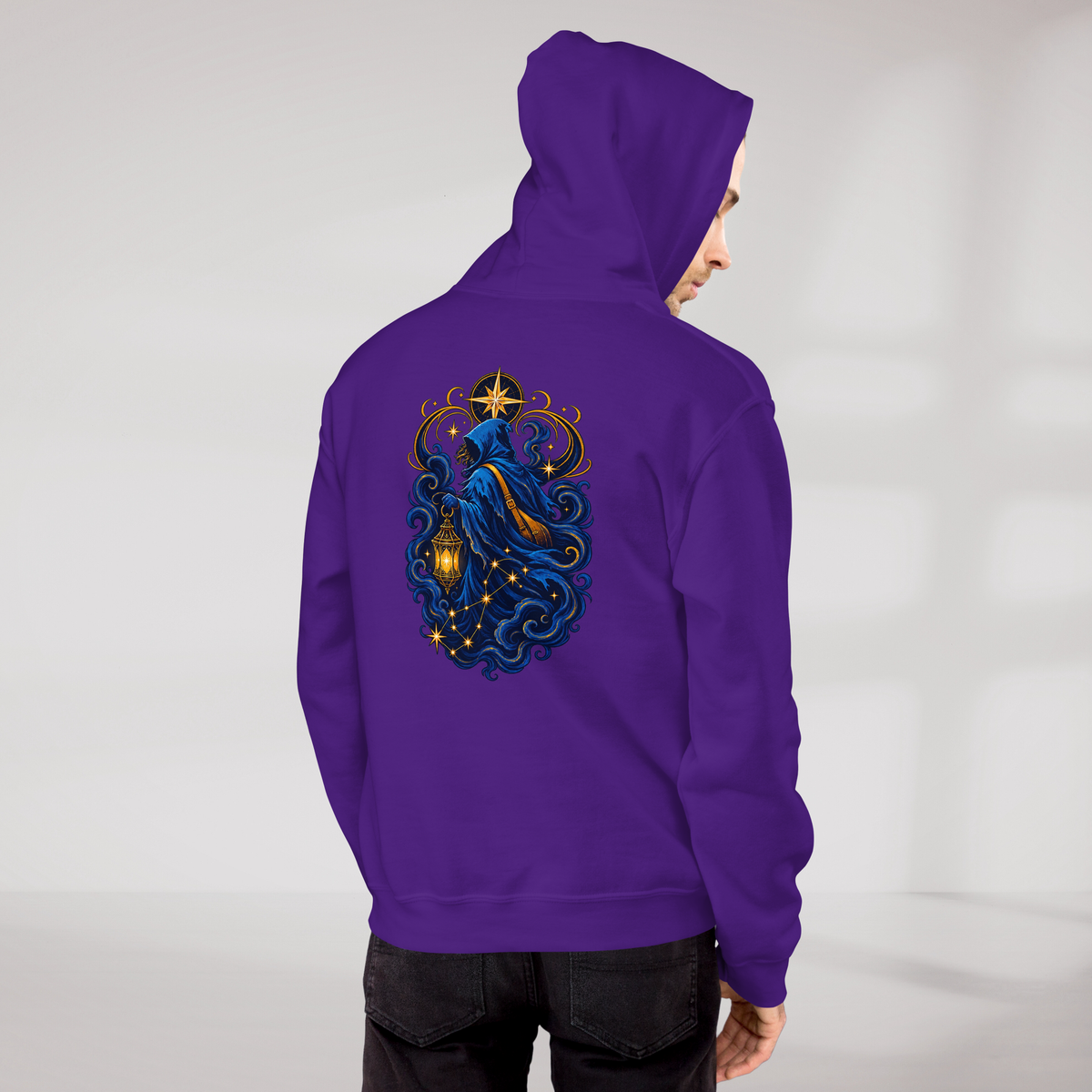 Star Wanderer Hoodie Blau ver. – Farbe Lila – Ansicht 9