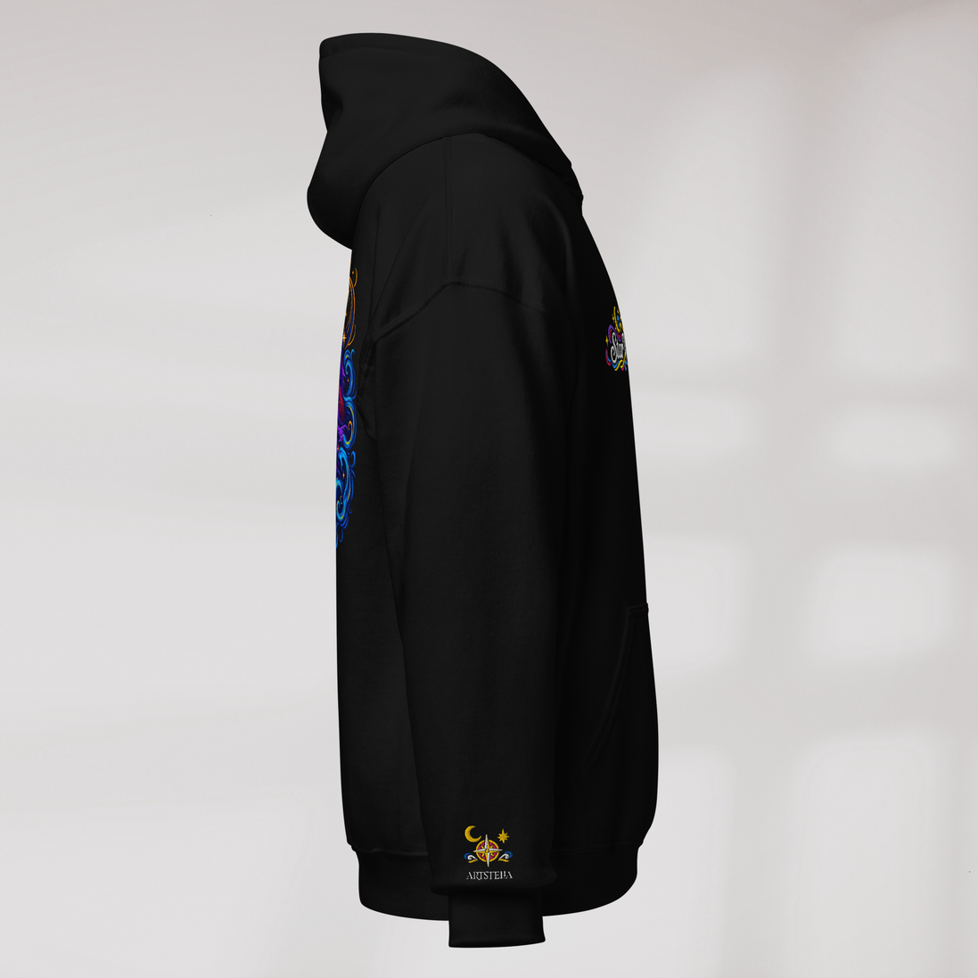 Star Wanderer Hoodie Vibrant – Farbe Schwarz – Ansicht 2