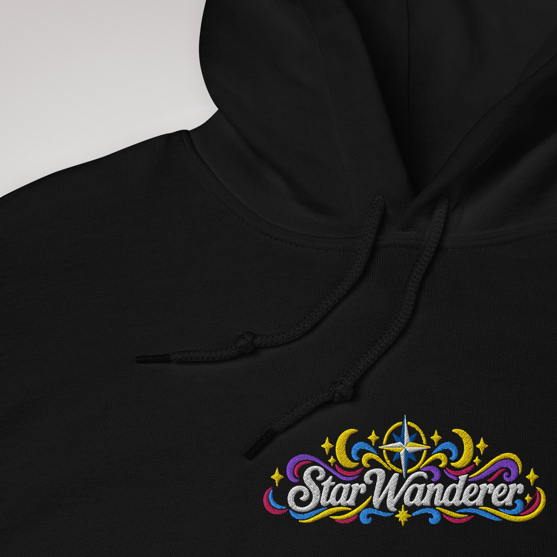 Star Wanderer Hoodie Vibrant – Farbe Schwarz – Ansicht 3