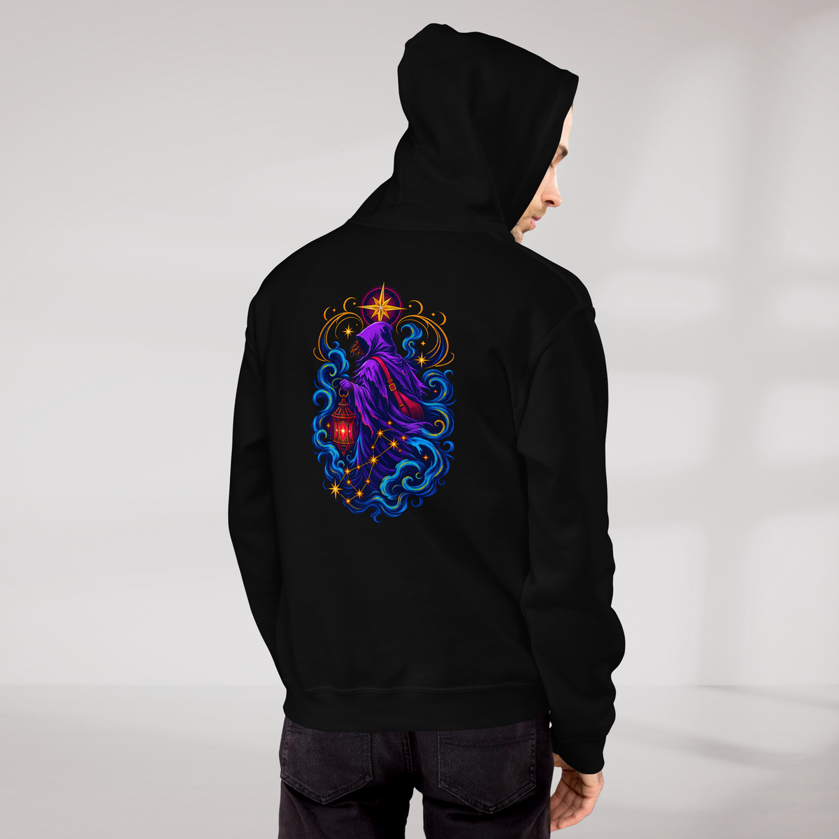 Star Wanderer Hoodie Vibrant – Farbe Schwarz – Ansicht 8