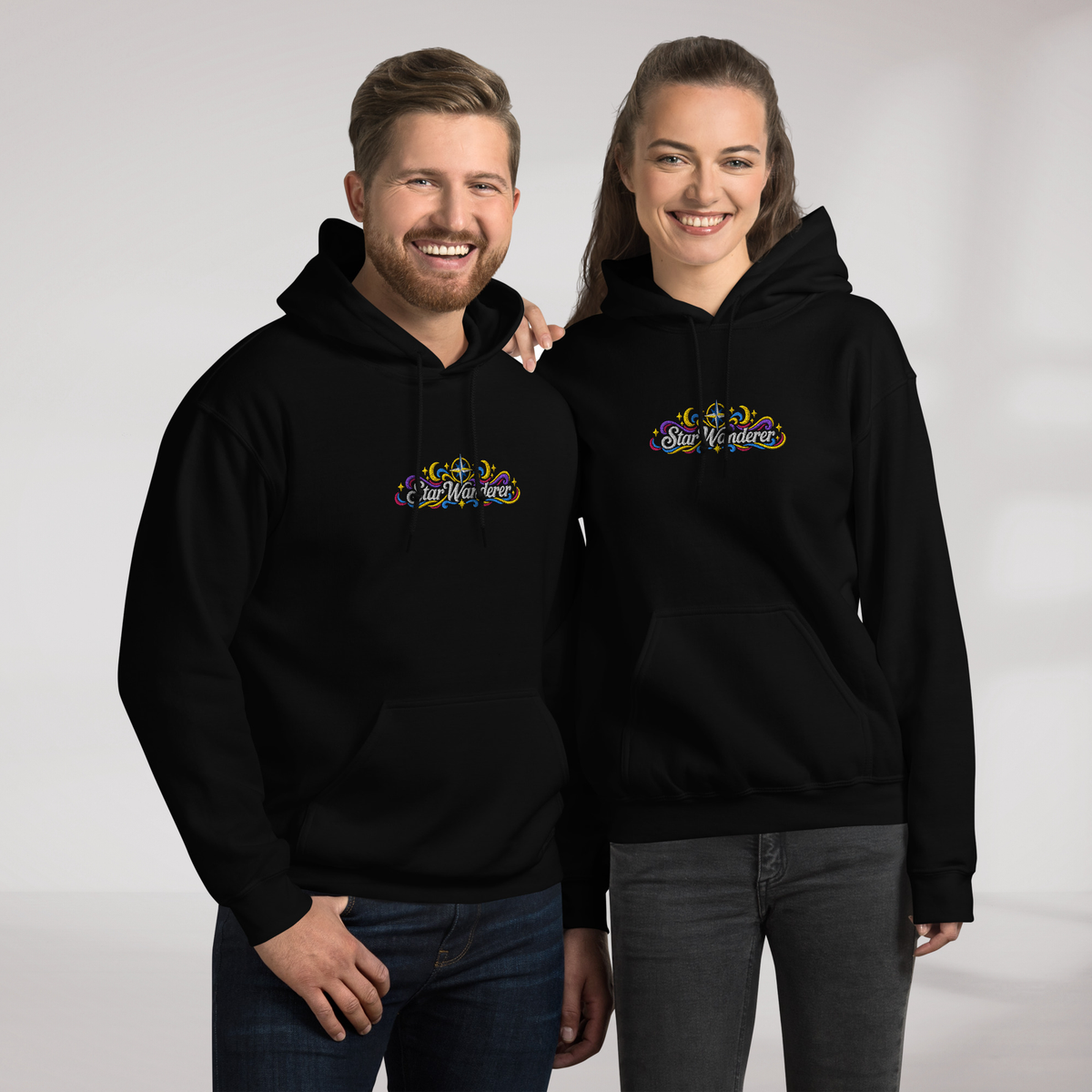 Star Wanderer Hoodie Vibrant – Farbe Schwarz – Ansicht 9