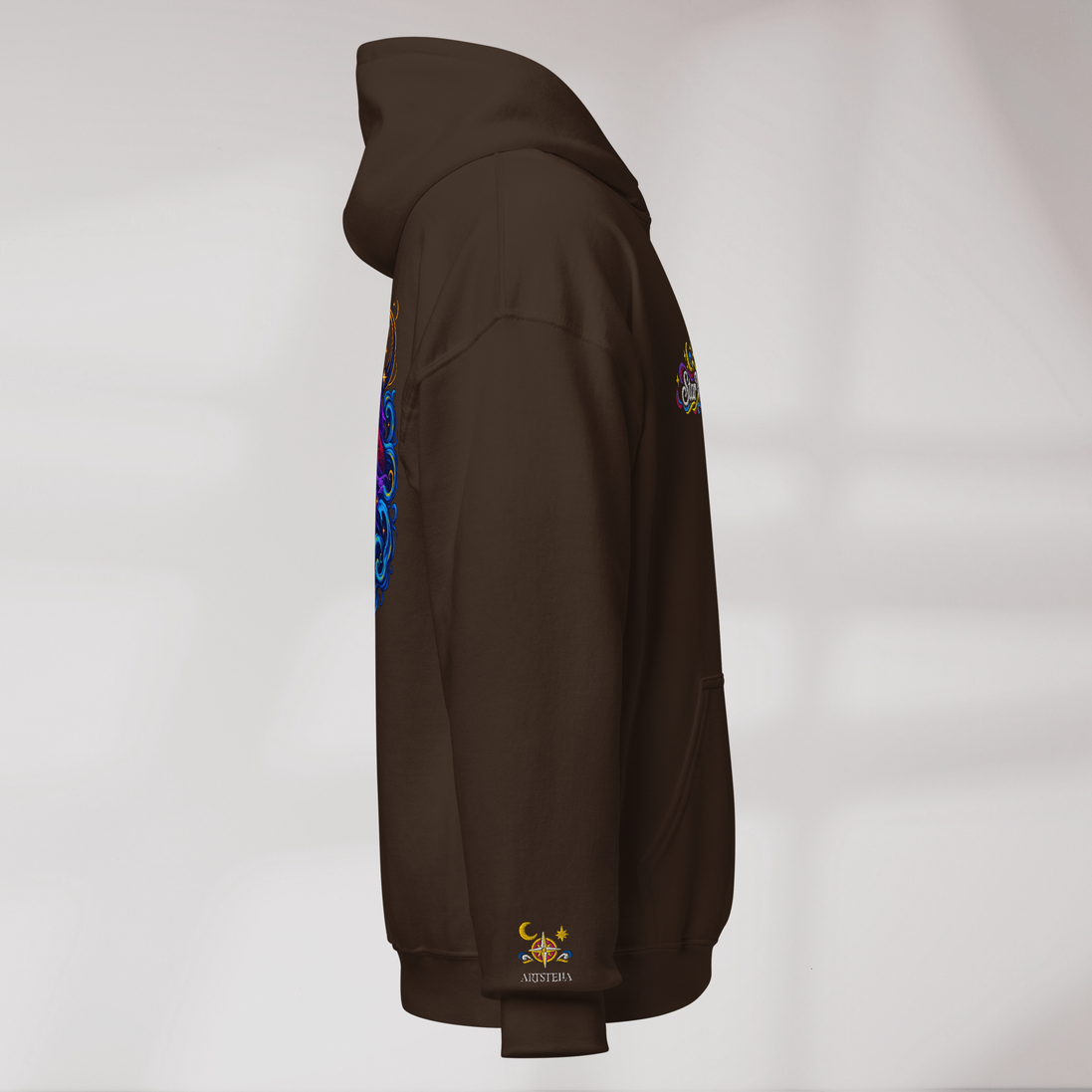 Star Wanderer Hoodie Vibrant – Farbe Dunkle Schokolade – Ansicht 2