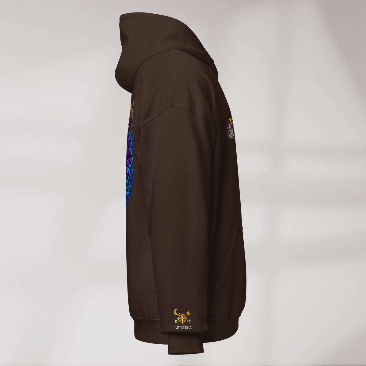 Star Wanderer Hoodie Vibrant – Farbe Dunkle Schokolade – Ansicht 2